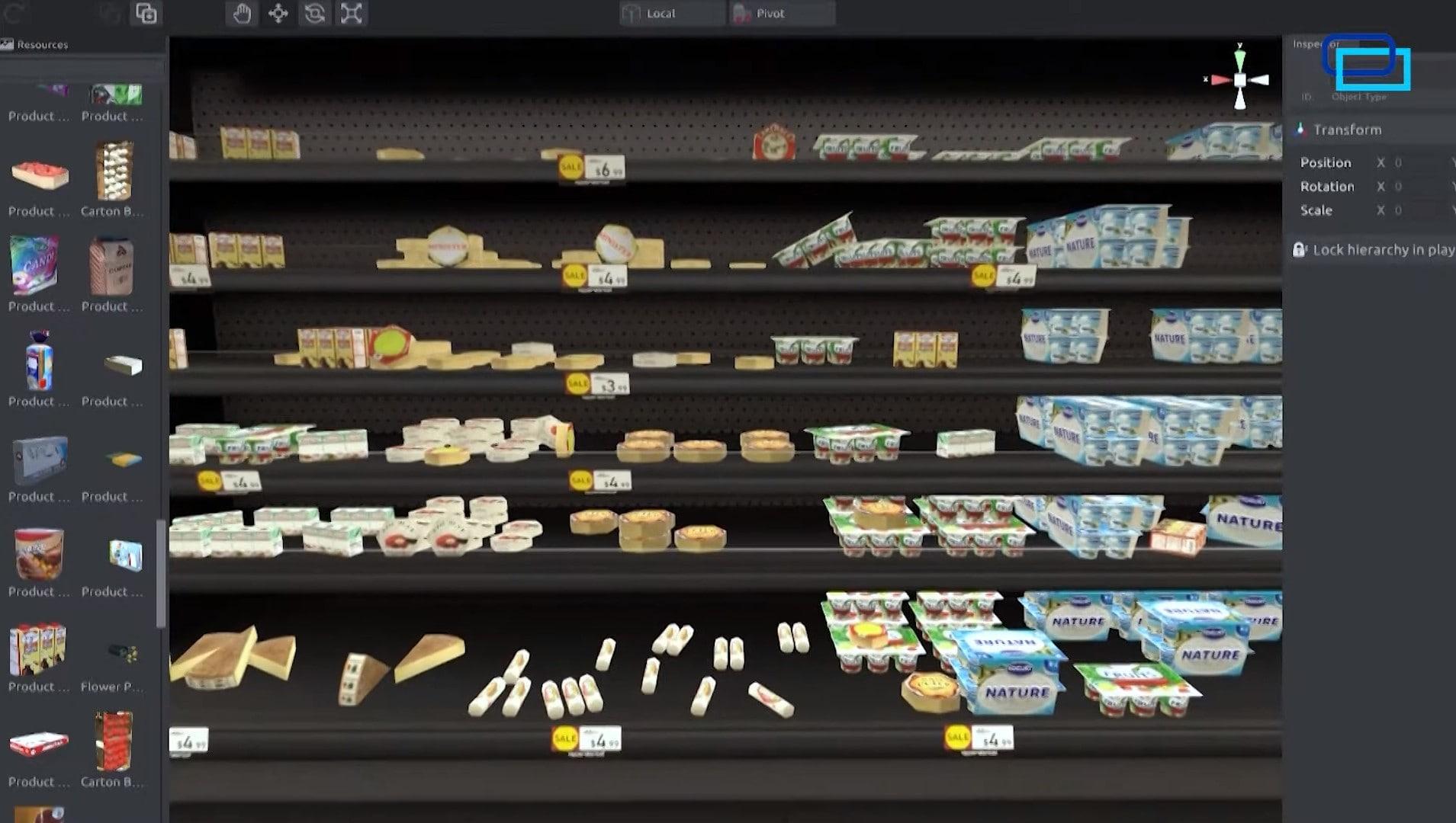 VR solution for merchandising and trade marketing